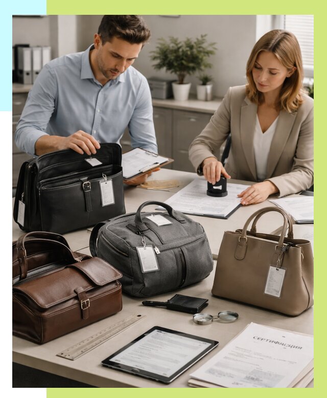 Сертификация сумок в Ногинске от 7598 руб. | Алешин-Нгн