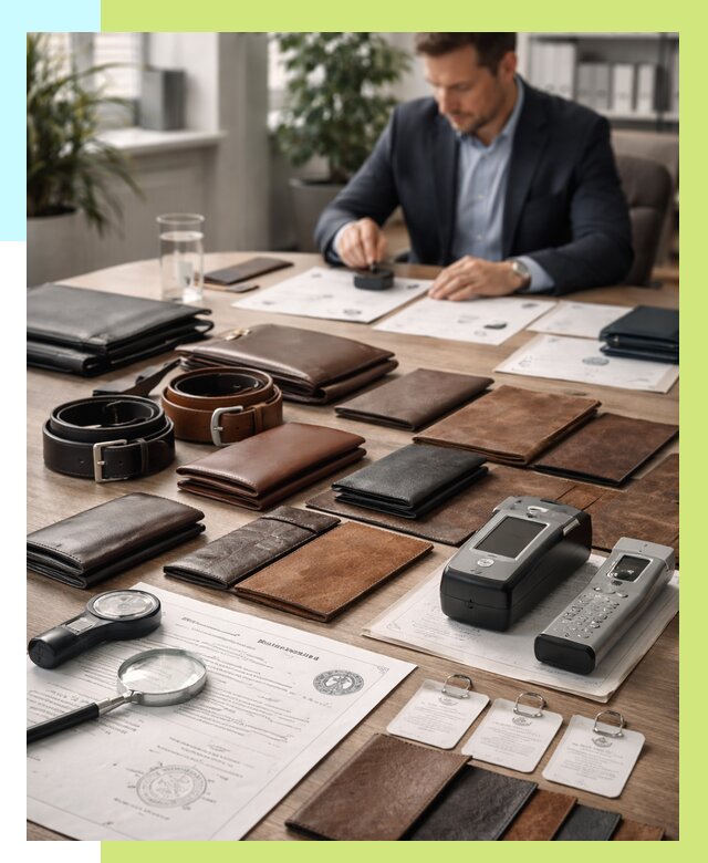 Сертификация кожаных изделий в Ногинске от 12157 р. | Алешин-Нгн