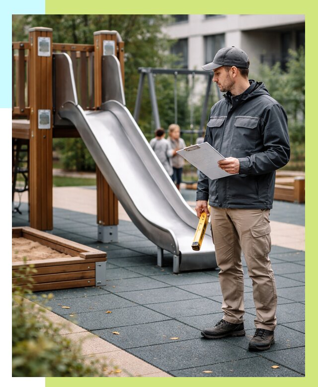 Сертификация детских площадок в Ногинске от 25328 р. | Алешин-Нгн