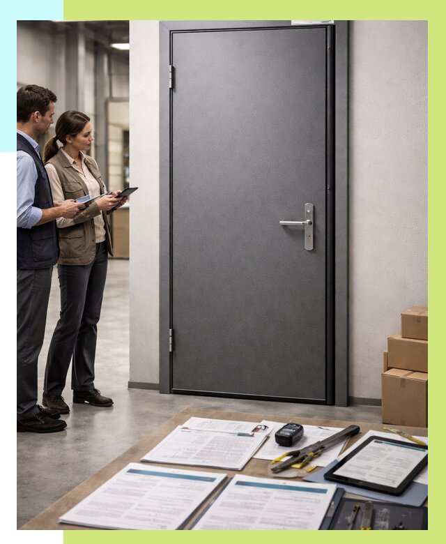 Сертификация противопожарных дверей в Ногинске от 9118 р. | Алешин-Нгн