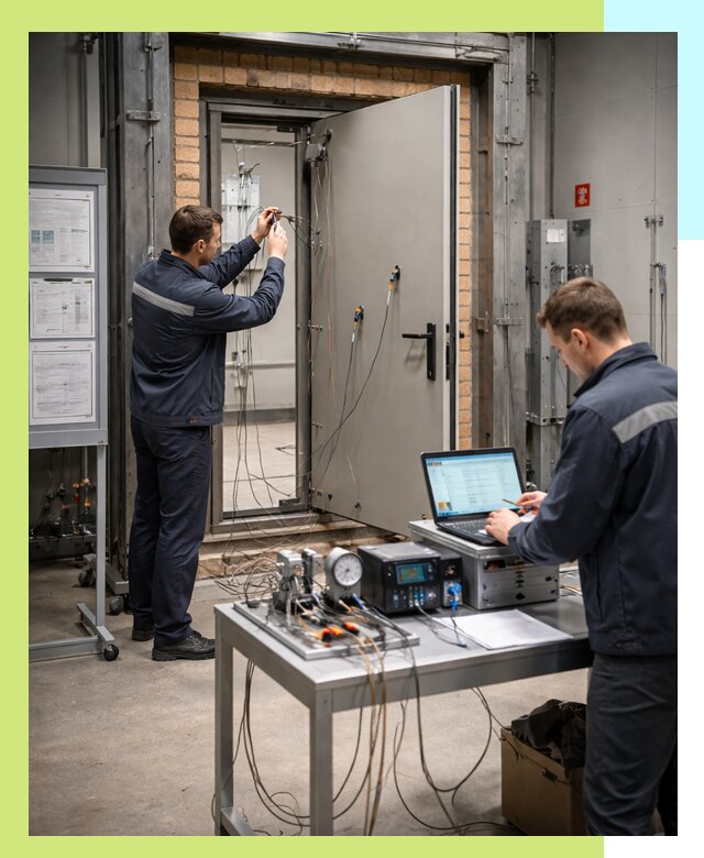 Сертификация противопожарных дверей в Ногинске по ГОСТ и ТР