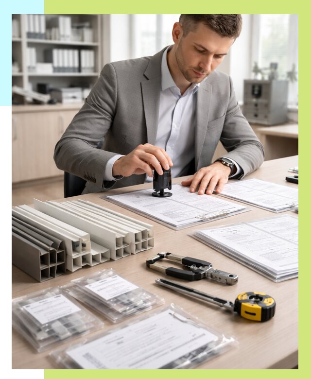 Сертификация ПВХ продукции в Ногинске от 8611 р., Алешин-Нгн