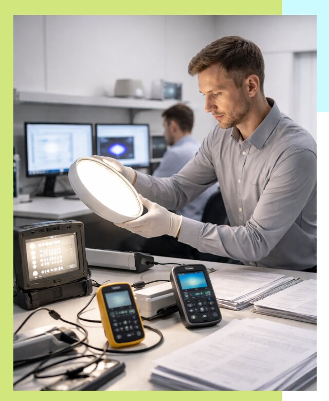 Сертификация светильников в Ногинске: испытания и оформление