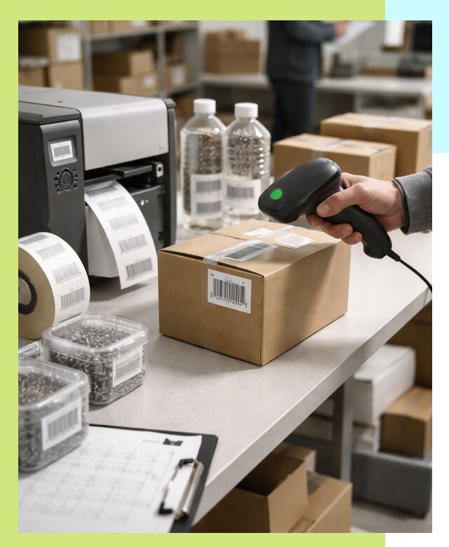 Штрихкодирование продукции и маркировка для продажи в Ногинске