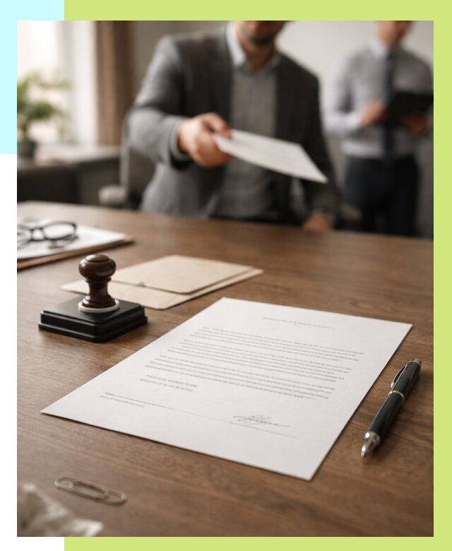 Отказное письмо по сертификации в Ногинске от 3546 р. | Алешин-Нгн