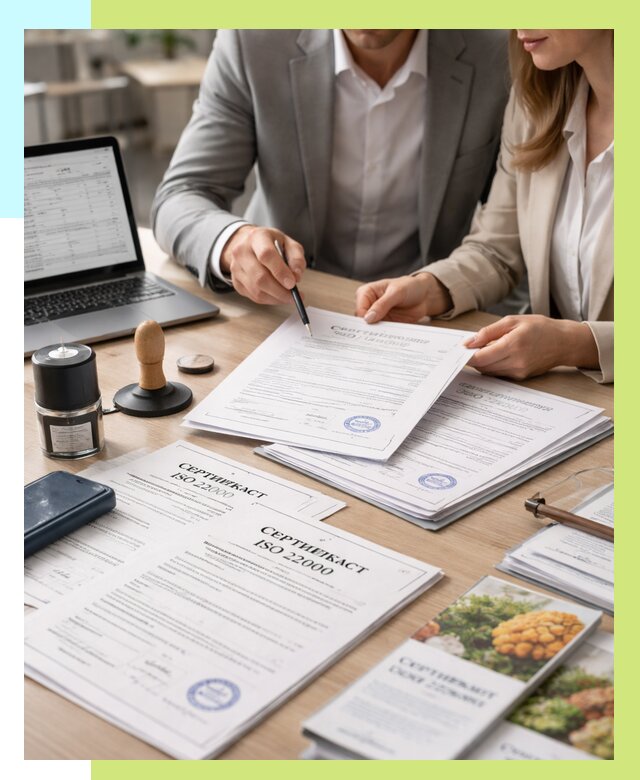 Сертификат ISO 22000 в Ногинске от 40524 р. под ключ | Алешин-Нгн