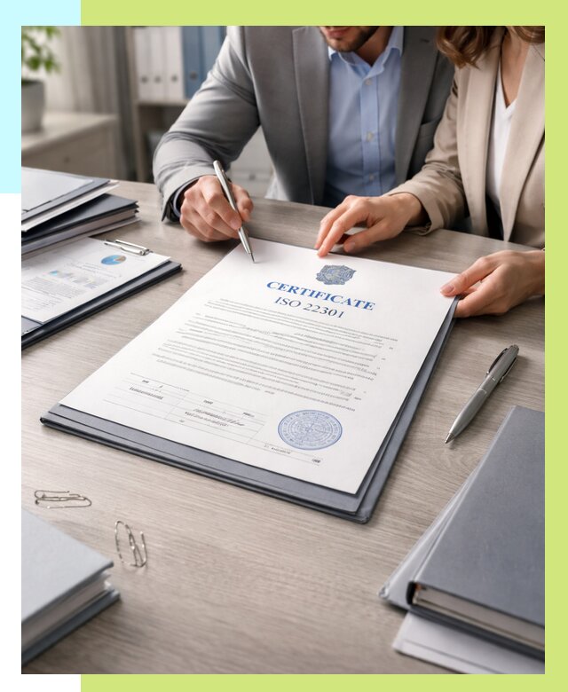 Сертификат ISO 22301 в Ногинске от 45590 р. | Алешин-Нгн срочно