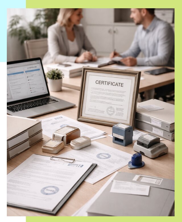 Сертификация компании в Ногинске от 45590 р. | Алешин-Нгн — заказ